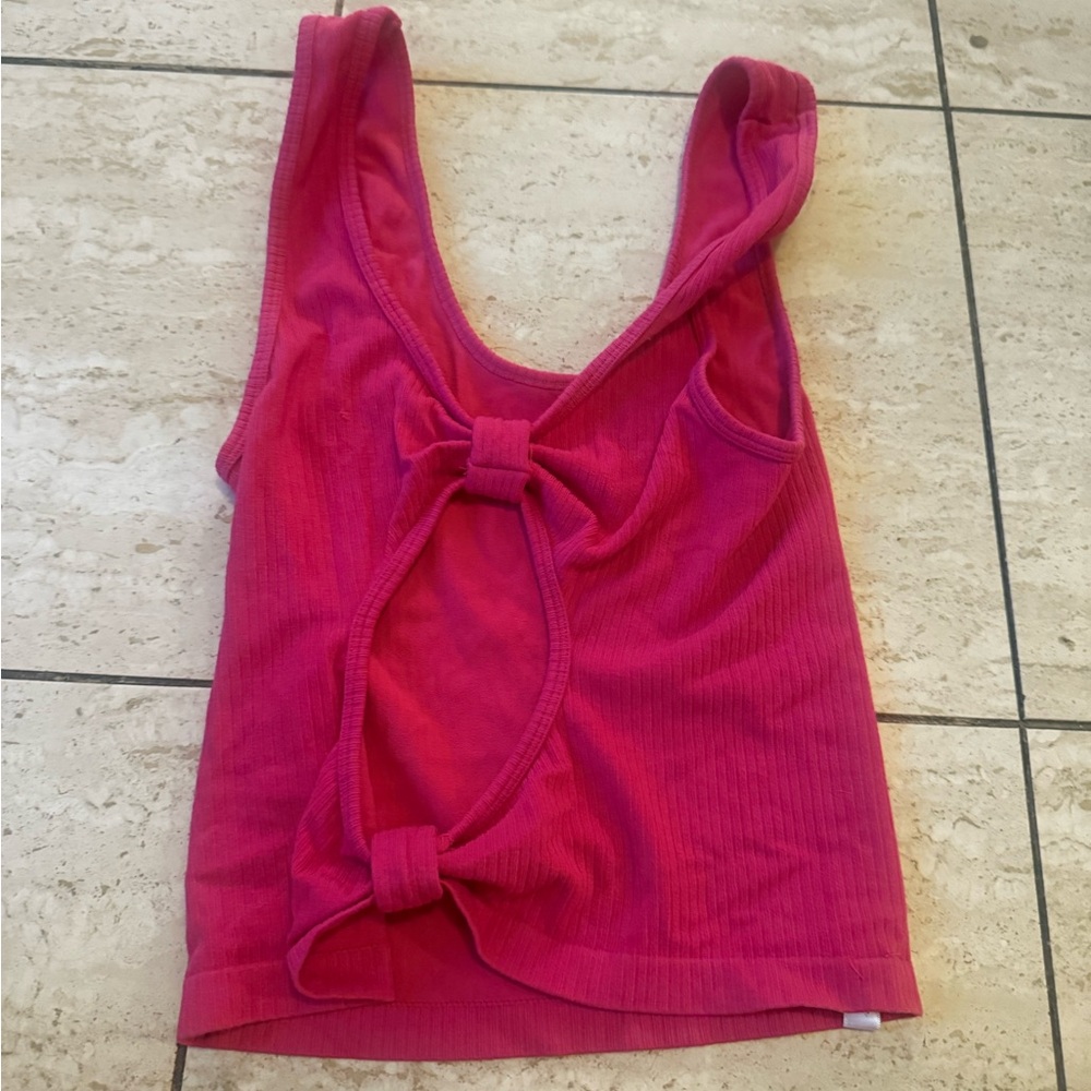 Pink Sleeveless Top